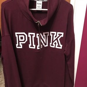 Pink by Victoria’s Secret Half ZIP